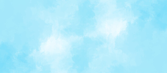 Obraz premium Blue sky with cloud .Beautiful blue sky with white clouds .bright cloud cover in the sun calm clear winter air background .gradient light white background. 