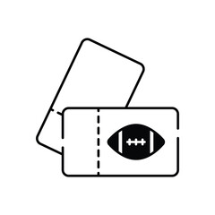 Ticket vector icon