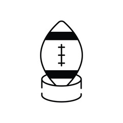 Rugby vector icon