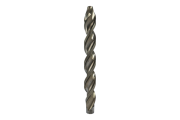 Flat drill bit isolated on transparent background