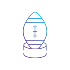 Rugby vector icon