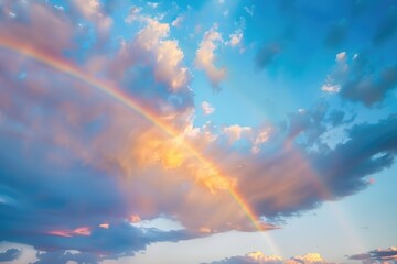 Fototapeta premium Rainbow in the sky