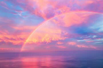 Rainbow in the sky