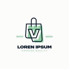 Alphabet V Store Logo