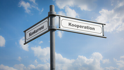 Signposts the direct way to cooperation versus competition