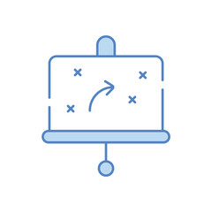 Strategy vector icon