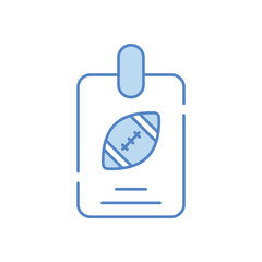 Vip Pass vector icon