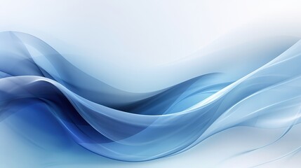 Fototapeta premium Abstract Blue Wave Background