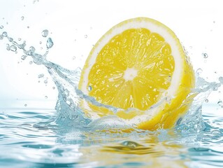 lemon in water