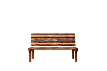 Elegant wooden bench with a simple design. Perfect for indoor and outdoor spaces, adding a touch of rustic charm to any setting.