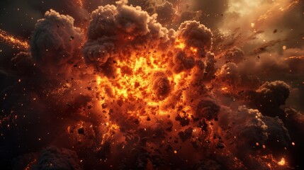 Using Stock technology, create an explosion under a person's name