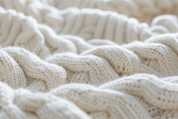 A close up of a knitted sweater with a fuzzy texture
