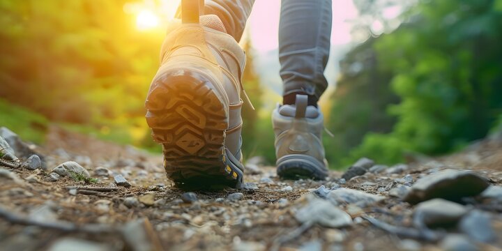 Embracing the whimsical journey of wanderlust Each step unveils new adventures and discoveries. Concept Wanderlust, Adventure, Discovery, Journey, Whimsical