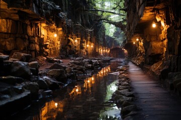 Margaret River, Australia, the Mammoth Cave Nature Reserve (Mammoth Cave), for exploration of caves., generative IA