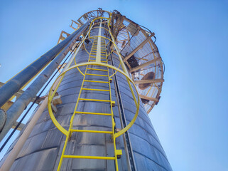 tangga monyet or Monkey ladders or vertical ladders are used to raise high vessels, drums or tanks...