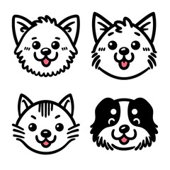 Pet Faces Set 01