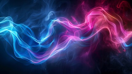 Obraz premium blue and pink neon lights