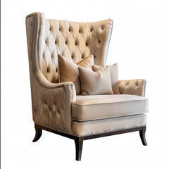 armchair isolated on white background