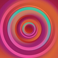 Gradient abstract circle rounded background.
