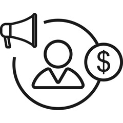Business Affiliate Marketing Icon