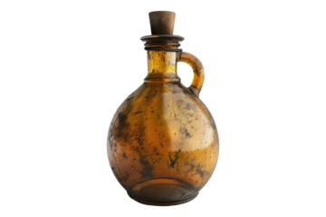 Potion bottle isolated on transparent background