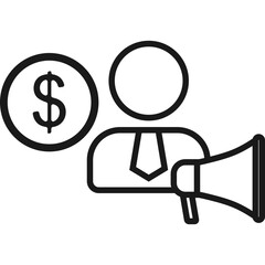 Business Affiliate Marketing Icon