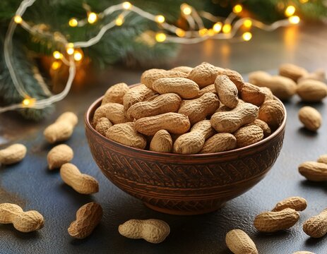 Cacahuètes dans le bol