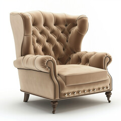 armchair isolated on white