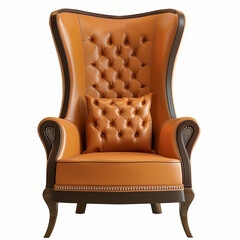 armchair isolated on white background