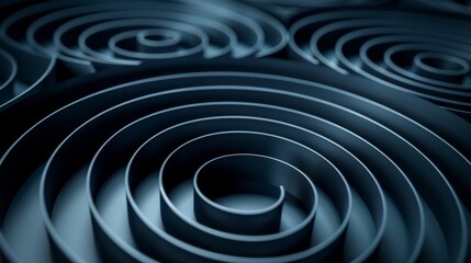 A series of circular shapes arranged in a concentric pattern, creating a sense of movement and depth.