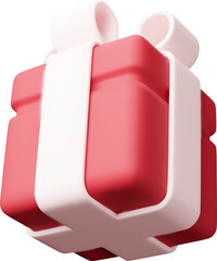 3D Gift Box with Bow