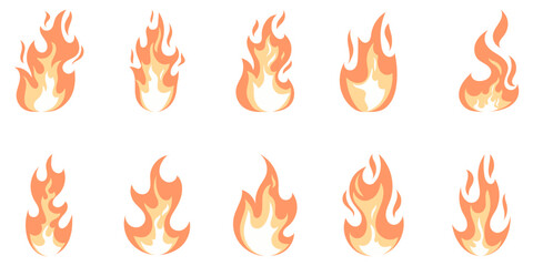 Fire Vector Element