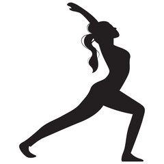 Woman Yoga Silhouette