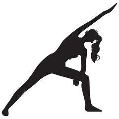 Woman Yoga Silhouette