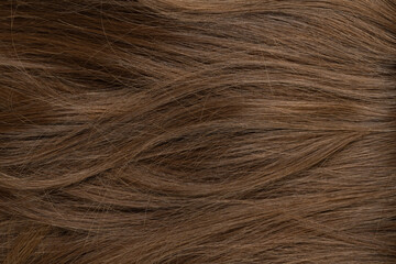 Long human brown hair background texture close up