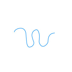 strands of blue thread