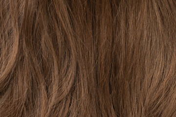 Long human brown hair background texture close up
