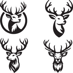 Deer Head Logo Bundle