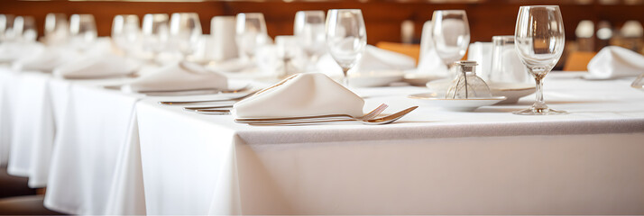 table setting for a dinner