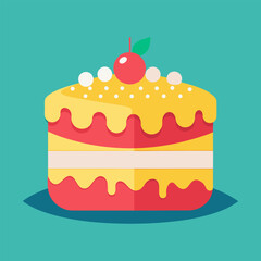 Get ready to celebrate International Cake Day with our vector poster template.
