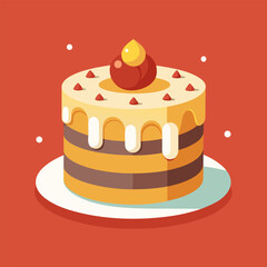 Vector poster template for International Cake Day: turn your celebration into a true celebration of taste.
