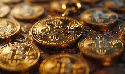 Self custody cold storage or hardware wallet for digital assets, personal keys and spot ETF funds. Crypto and Bitcoin digital finance concept as wide banner with generic code and keys.