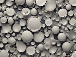 black and white beads