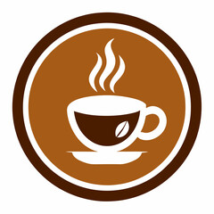       Coffee cup logo icon vector illustration.
