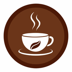       Coffee cup logo icon vector illustration.
