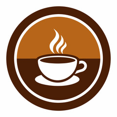       Coffee cup logo icon vector illustration.
