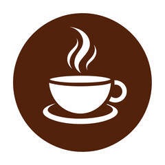       Coffee cup logo icon vector illustration.
