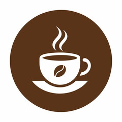       Coffee cup logo icon vector illustration.
