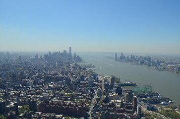 Widok na Manhattan z punktu widokowego Edge, Nowy Jork © Ewa