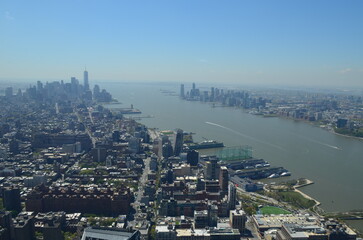 Widok na Manhattan z punktu widokowego Edge, Nowy Jork © Ewa